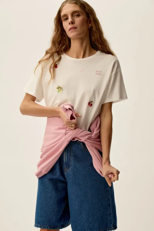 Tee-shirt Gamos Ecru made by Des Petits Hauts