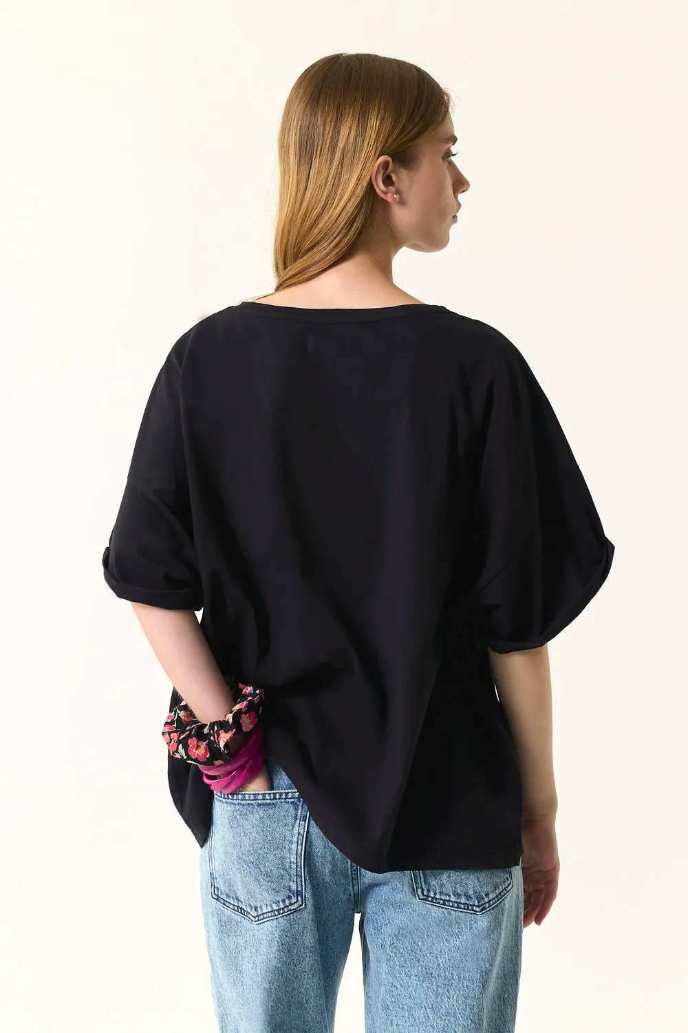 Tee-shirt Haricia Noir sold by Des Petits Hauts product image thumbnail 4