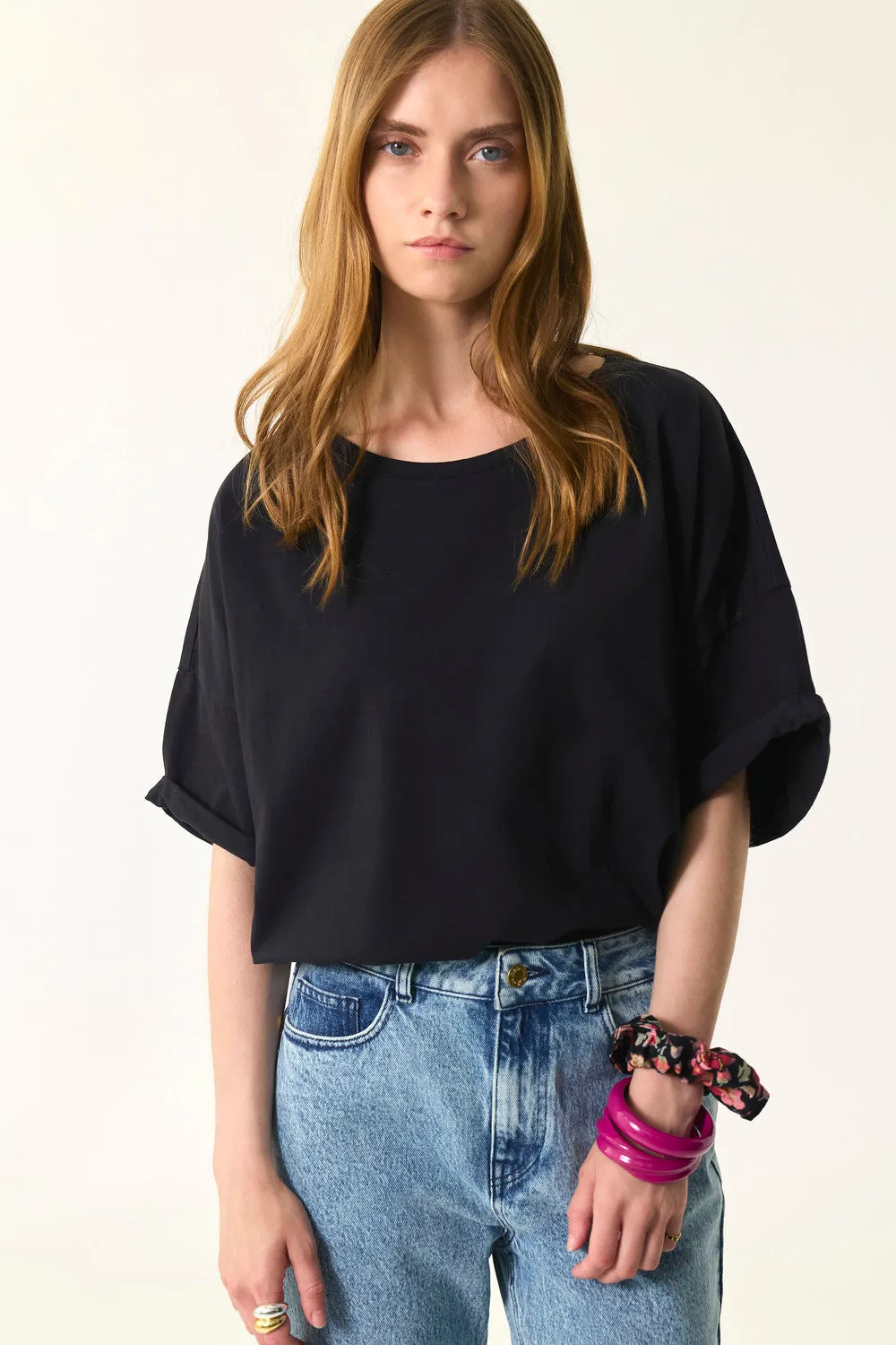 Tee-shirt Haricia Noir sold by Des Petits Hauts product image thumbnail 2