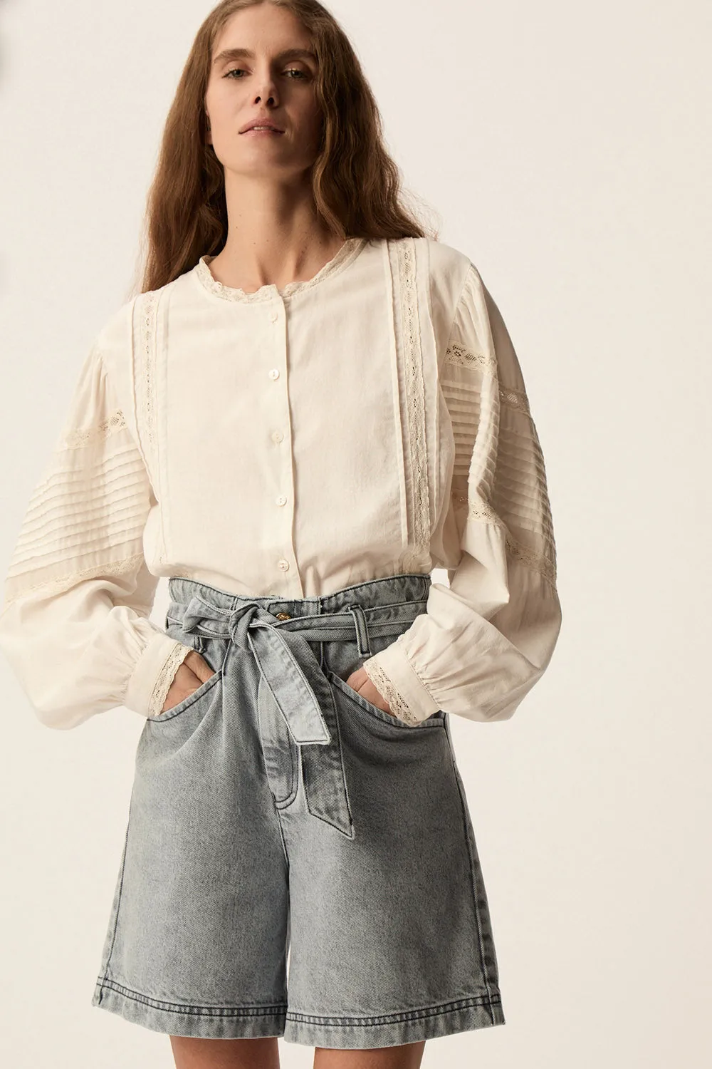 Blouse Tamia Ecru sold by Des Petits Hauts