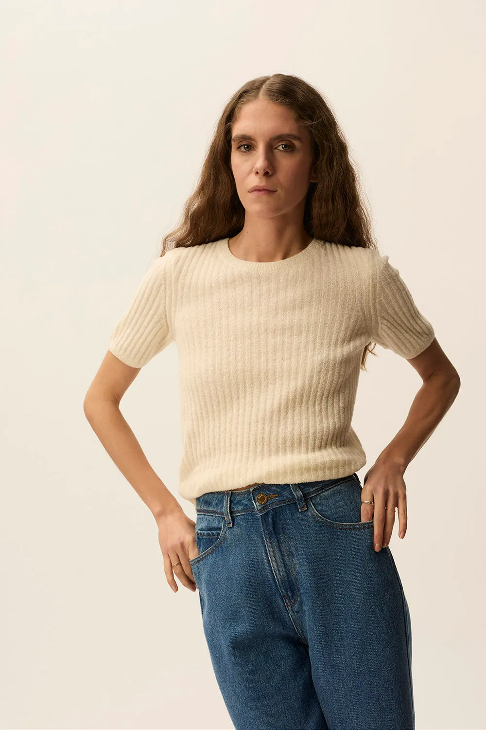 Pull Buket Creme sold by Des Petits Hauts product image thumbnail 4