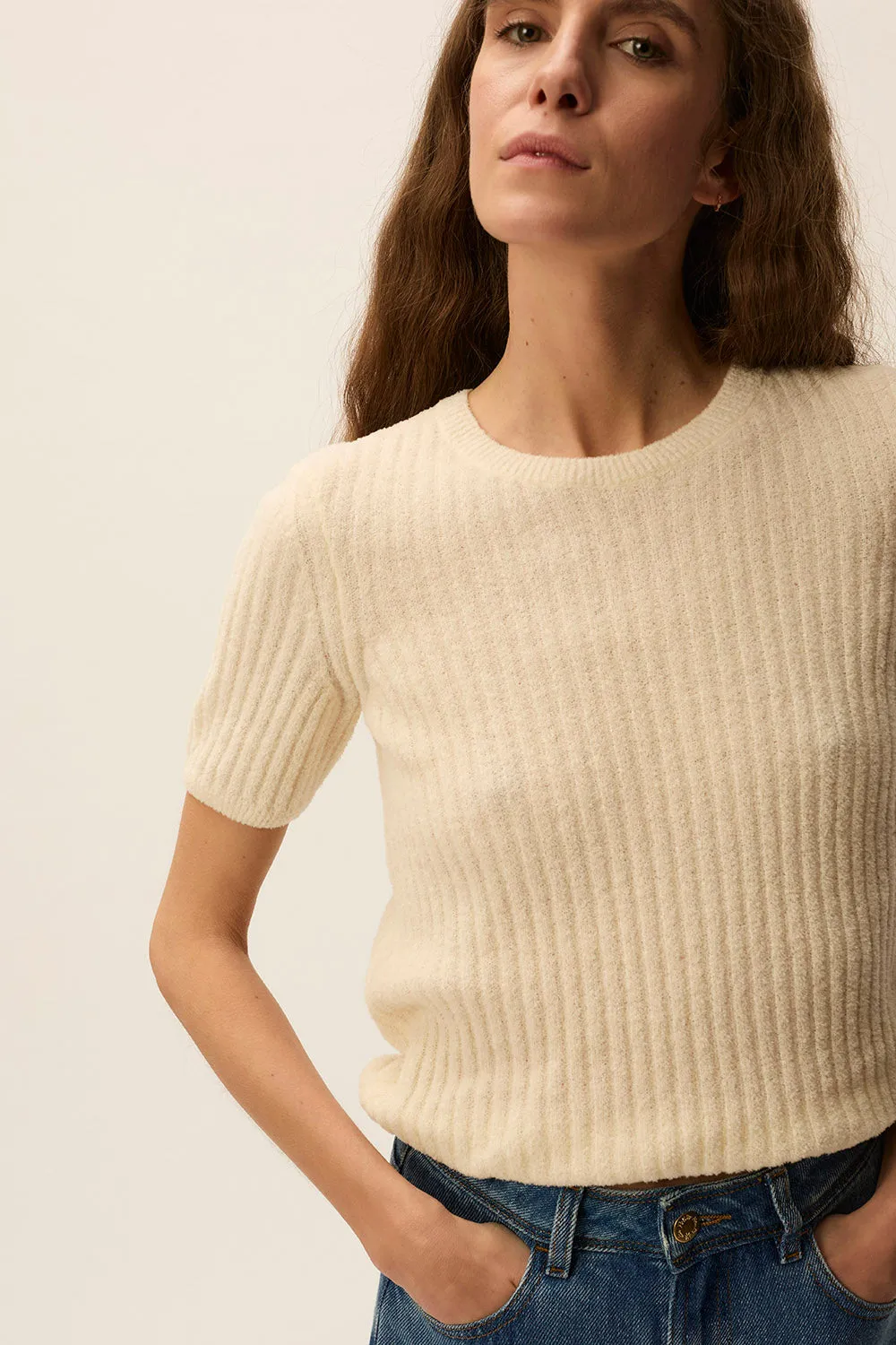 Pull Buket Creme sold by Des Petits Hauts product image thumbnail 3