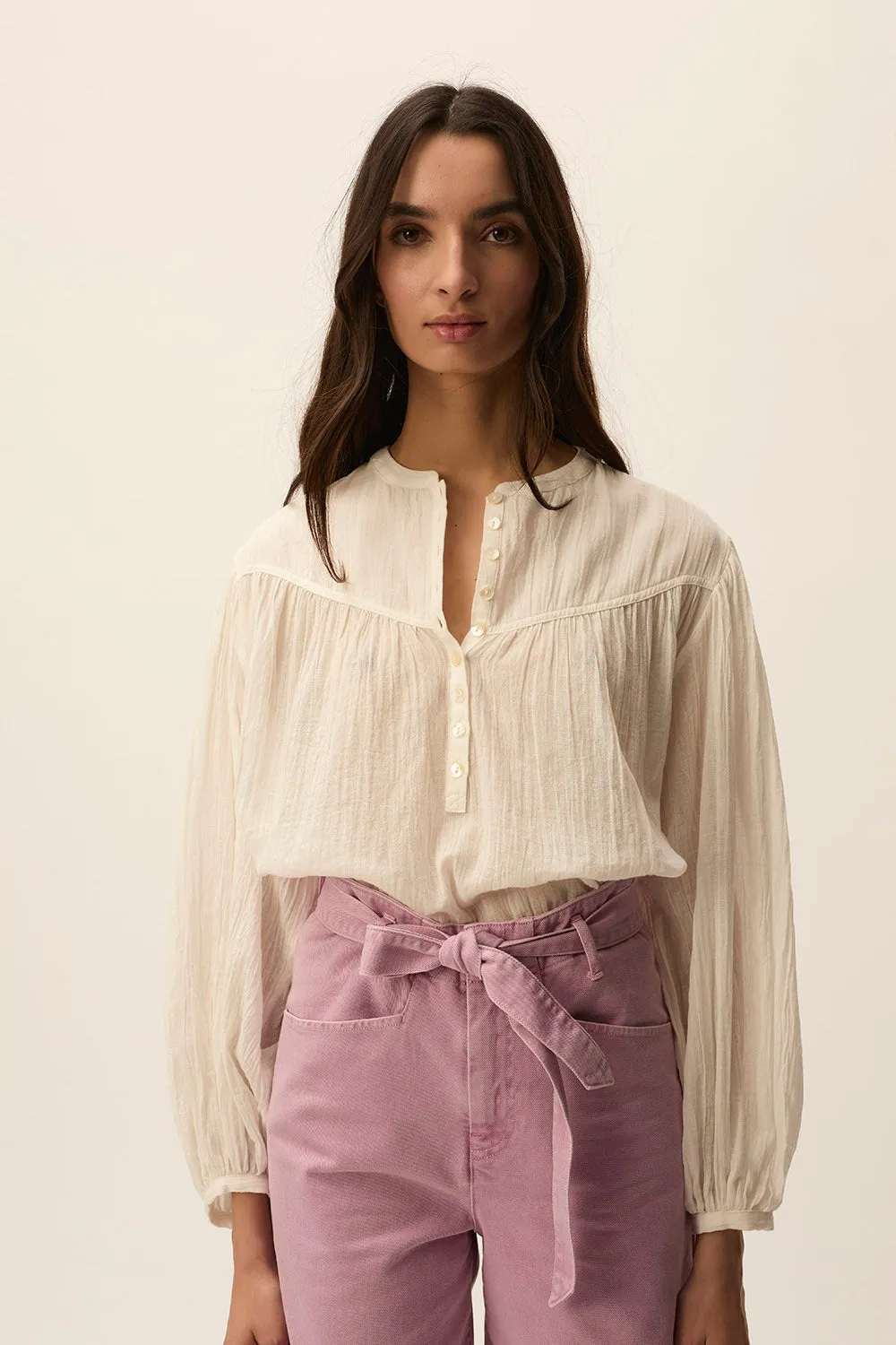 Blouse Sophie Ecru sold by Des Petits Hauts product image thumbnail 4