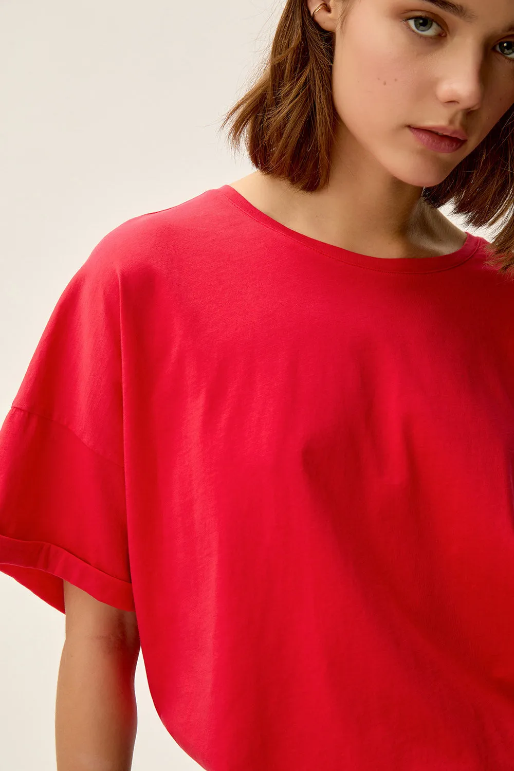 Tee-shirt Haricia Tomate sold by Des Petits Hauts product image thumbnail 2