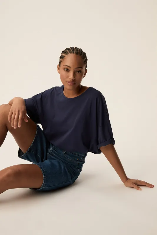 Tee-shirt Haricia Indigo made by Des Petits Hauts