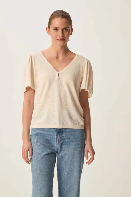 Pull Brook Creme made by Des Petits Hauts