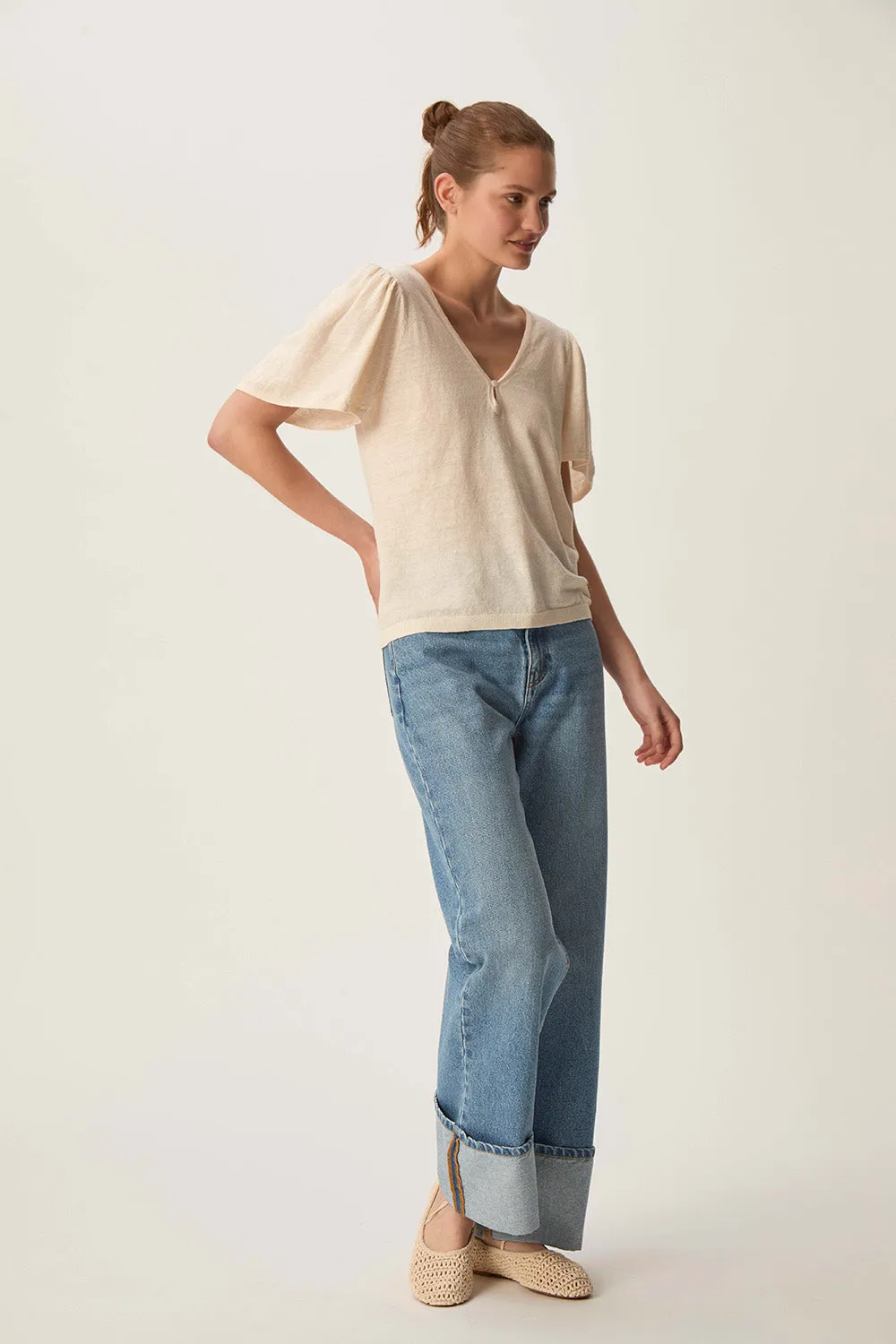 Pull Brook Creme sold by Des Petits Hauts product image thumbnail 2