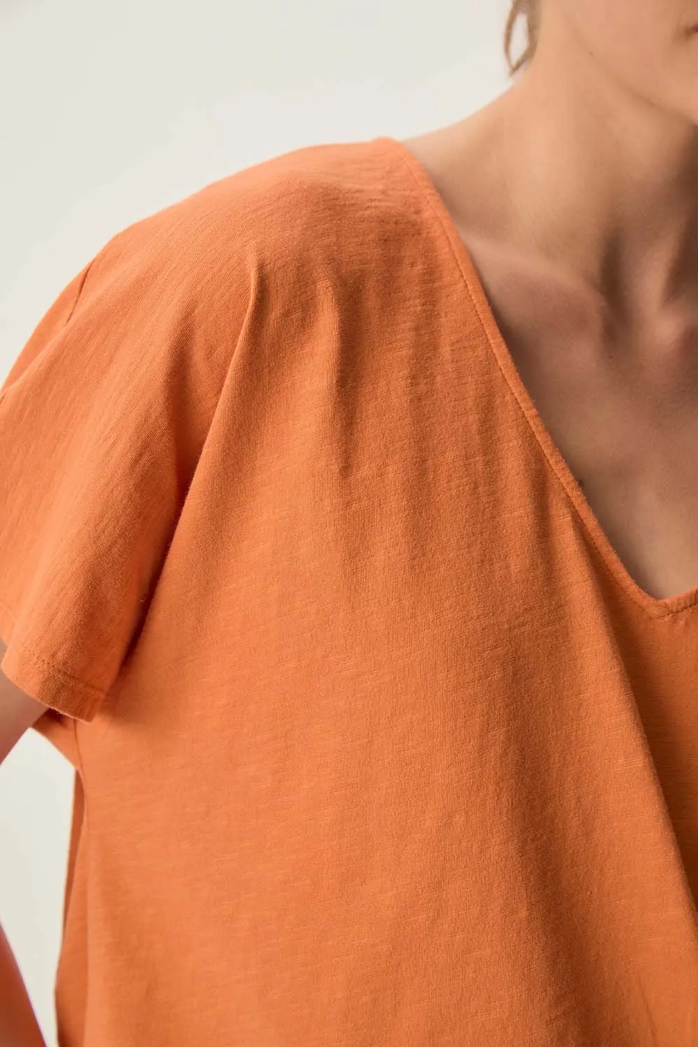 Tee-shirt Zaeline Papaye sold by Des Petits Hauts product image thumbnail 3