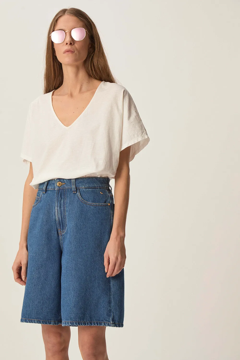 Tee-shirt Zaeline Ecru sold by Des Petits Hauts