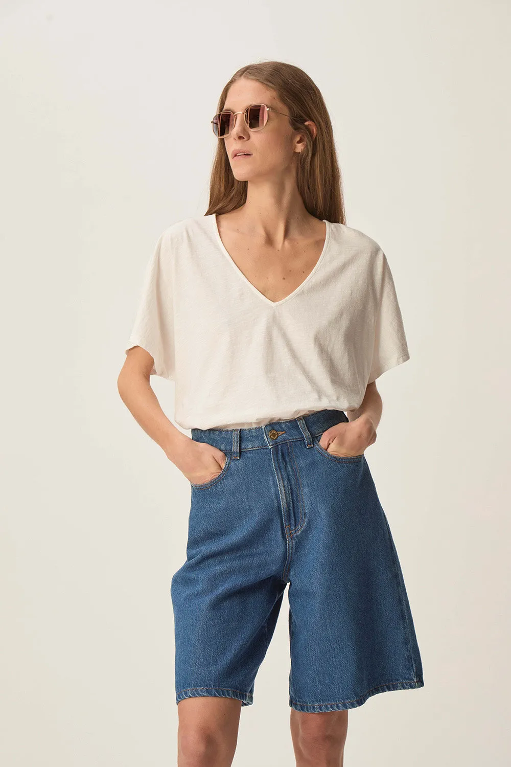 Tee-shirt Zaeline Ecru sold by Des Petits Hauts product image thumbnail 5