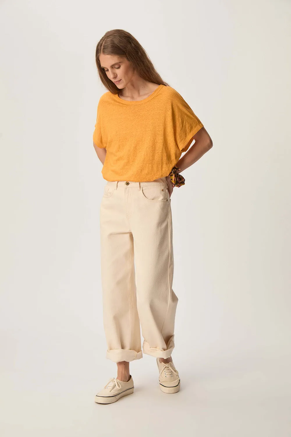 Tee-shirt Hanami Tournesol sold by Des Petits Hauts