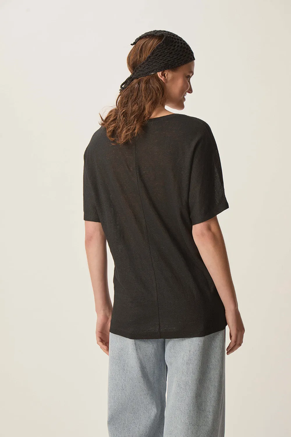 Tee-shirt Hanina Noir sold by Des Petits Hauts product image thumbnail 5