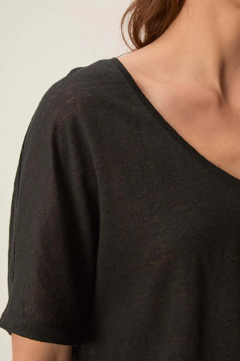 Tee-shirt Hanina Noir sold by Des Petits Hauts product image thumbnail 3