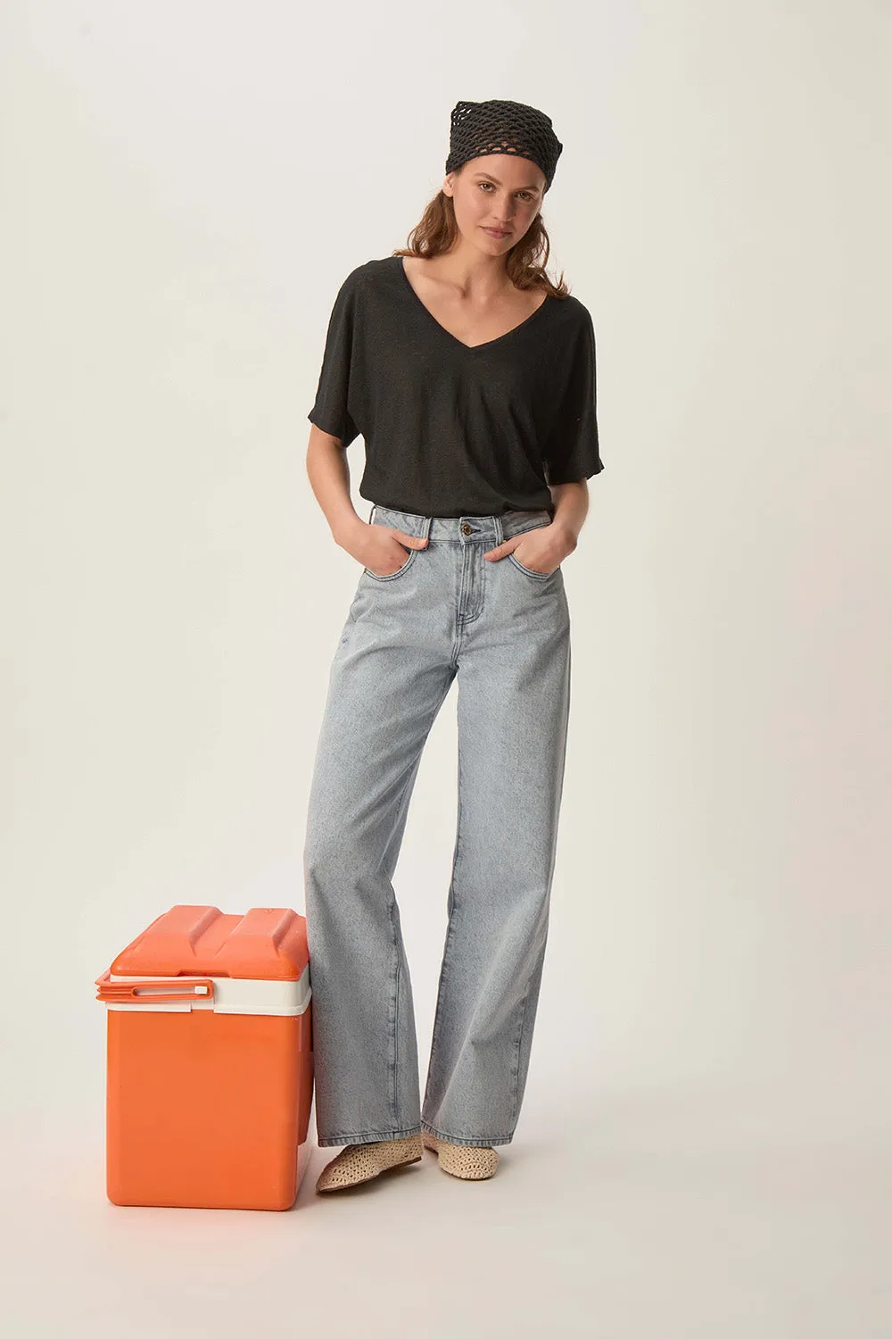 Tee-shirt Hanina Noir sold by Des Petits Hauts product image thumbnail 4