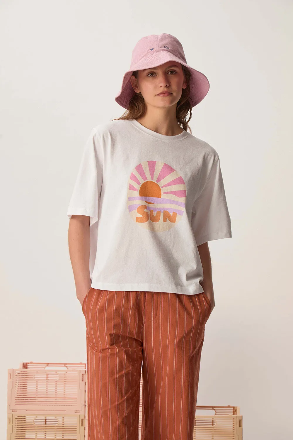 Tee-shirt Hilfried Ecru sold by Des Petits Hauts