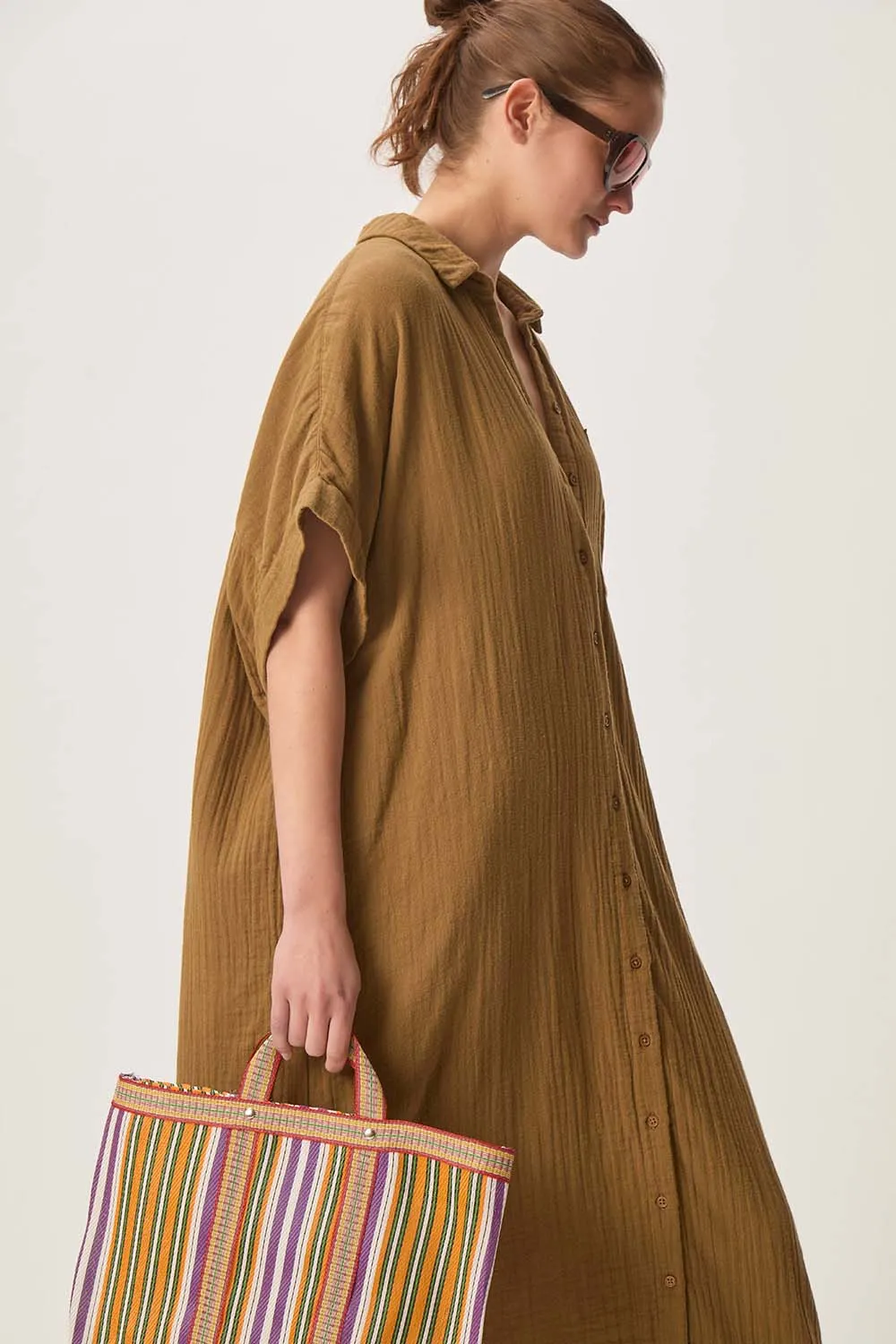 Robe Sophane Olive sold by Des Petits Hauts product image thumbnail 5