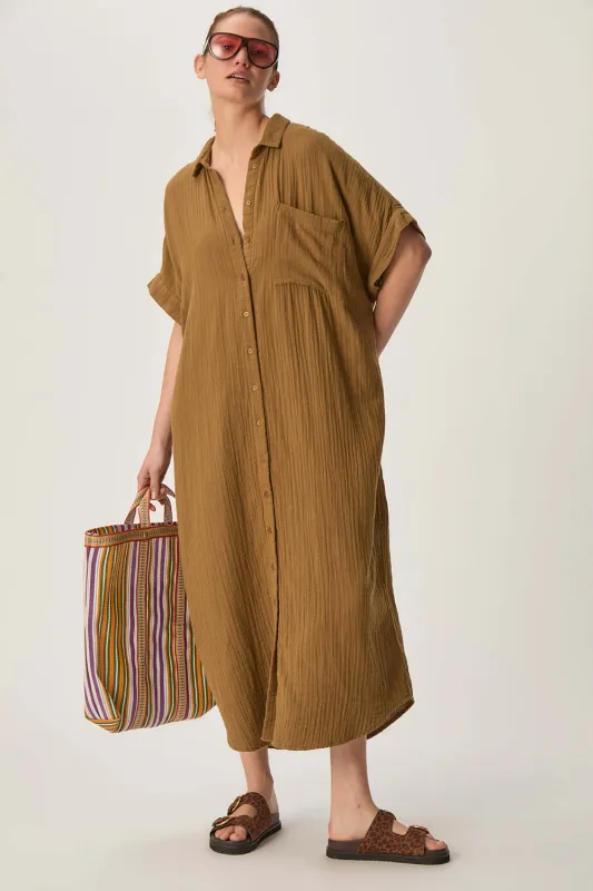 Robe Sophane Olive sold by Des Petits Hauts