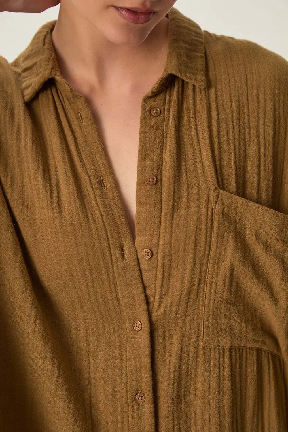 Robe Sophane Olive sold by Des Petits Hauts product image thumbnail 4