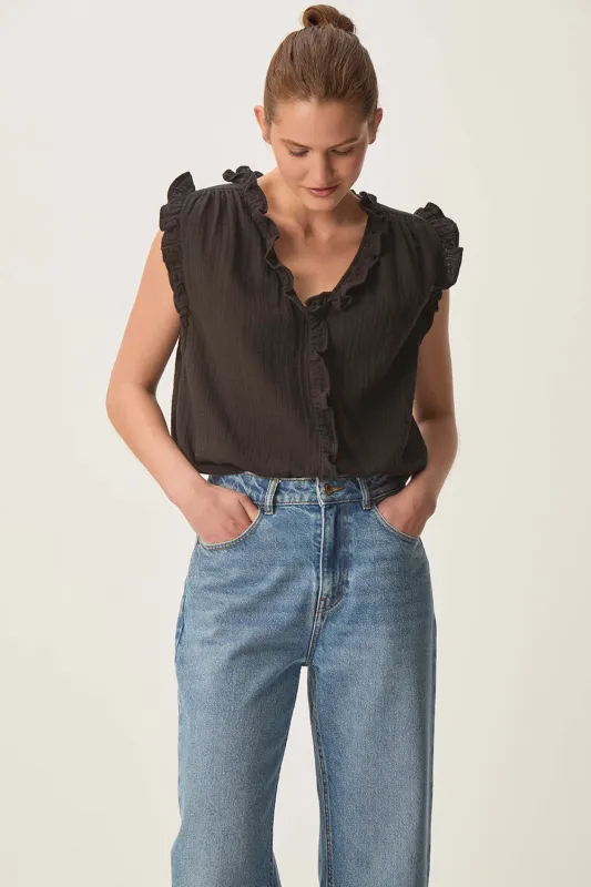 Top Soprano Noir sold by Des Petits Hauts