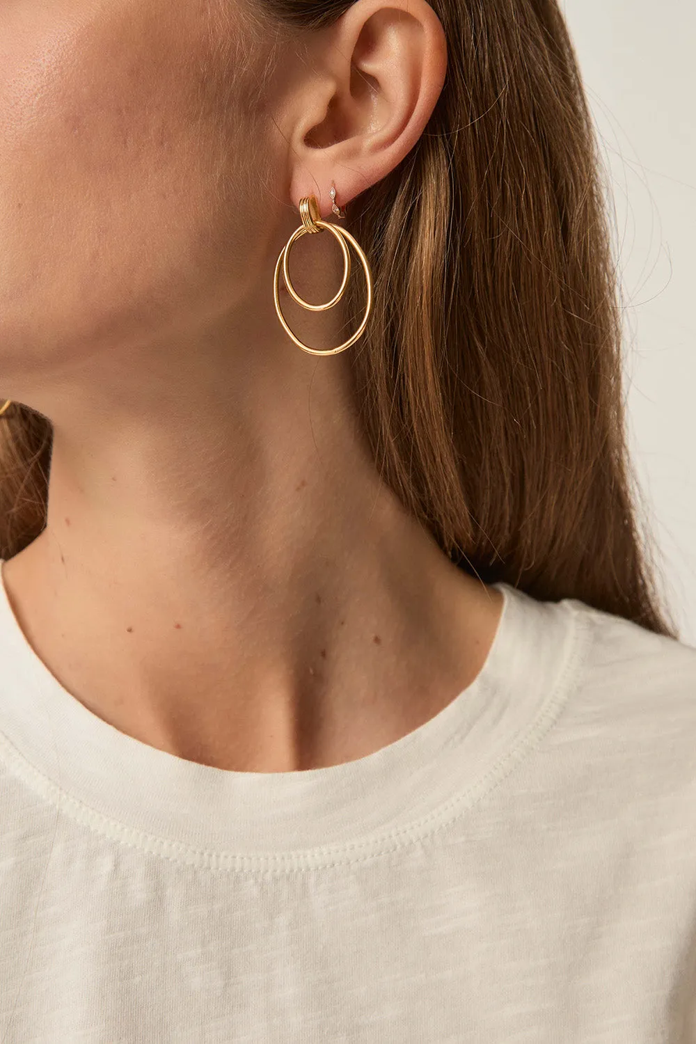 Boucles D'Oreilles Nize Or sold by Des Petits Hauts product image thumbnail 2
