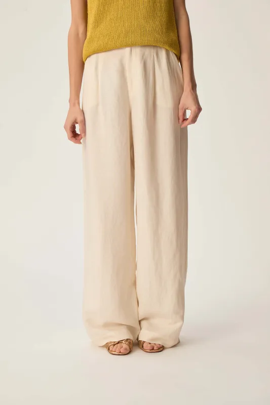 Pantalon Tahiko Creme sold by Des Petits Hauts