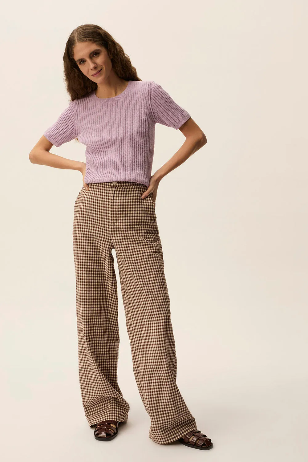 Pantalon Ugueta Vichy sold by Des Petits Hauts product image thumbnail 4