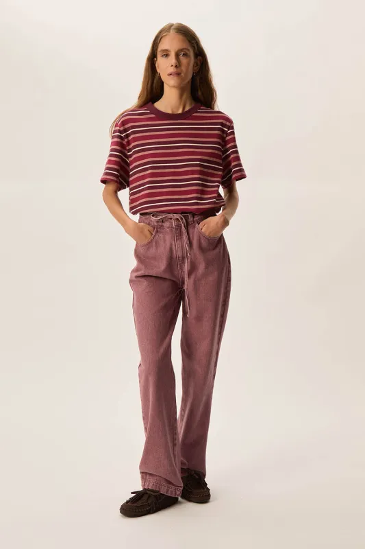 Tee-shirt Filipa Multico Griotte/Ruby made by Des Petits Hauts