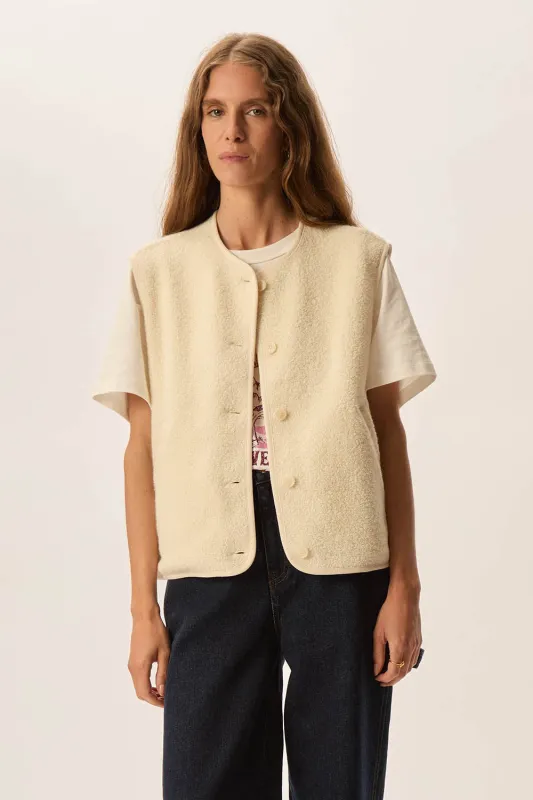 Veste maille Zlata Creme sold by Des Petits Hauts