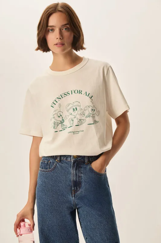 Tee-shirt Fannette Ecru sold by Des Petits Hauts