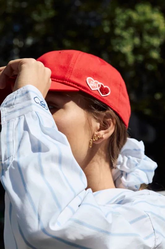 Casquette Wiliam Rouge sold by Des Petits Hauts