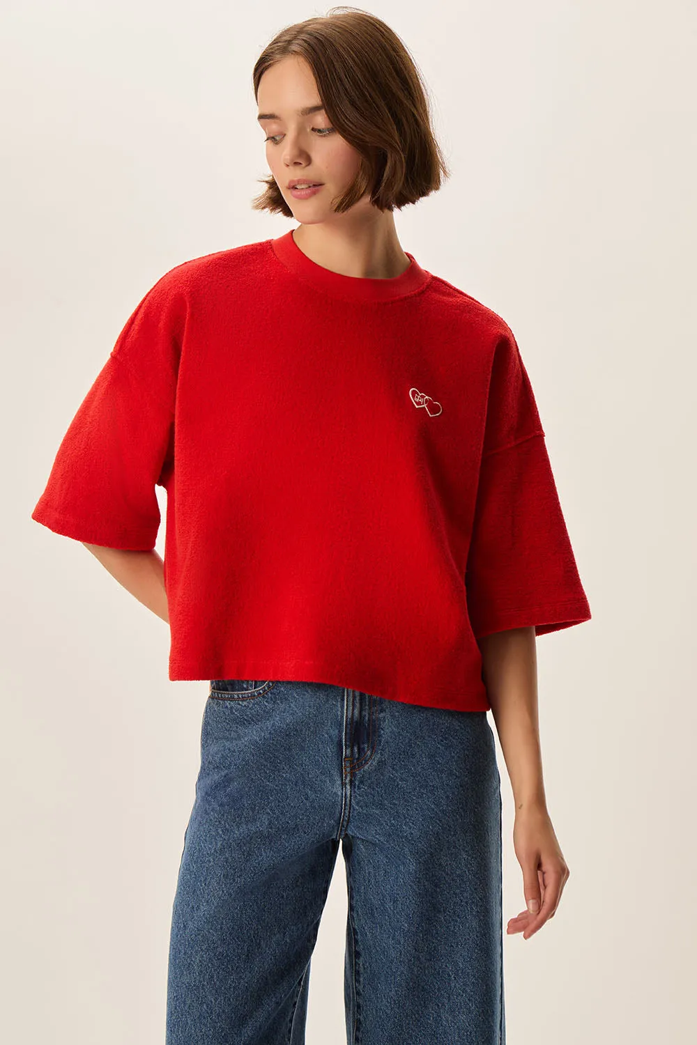Tee-shirt Gaby Rouge sold by Des Petits Hauts product image thumbnail 3