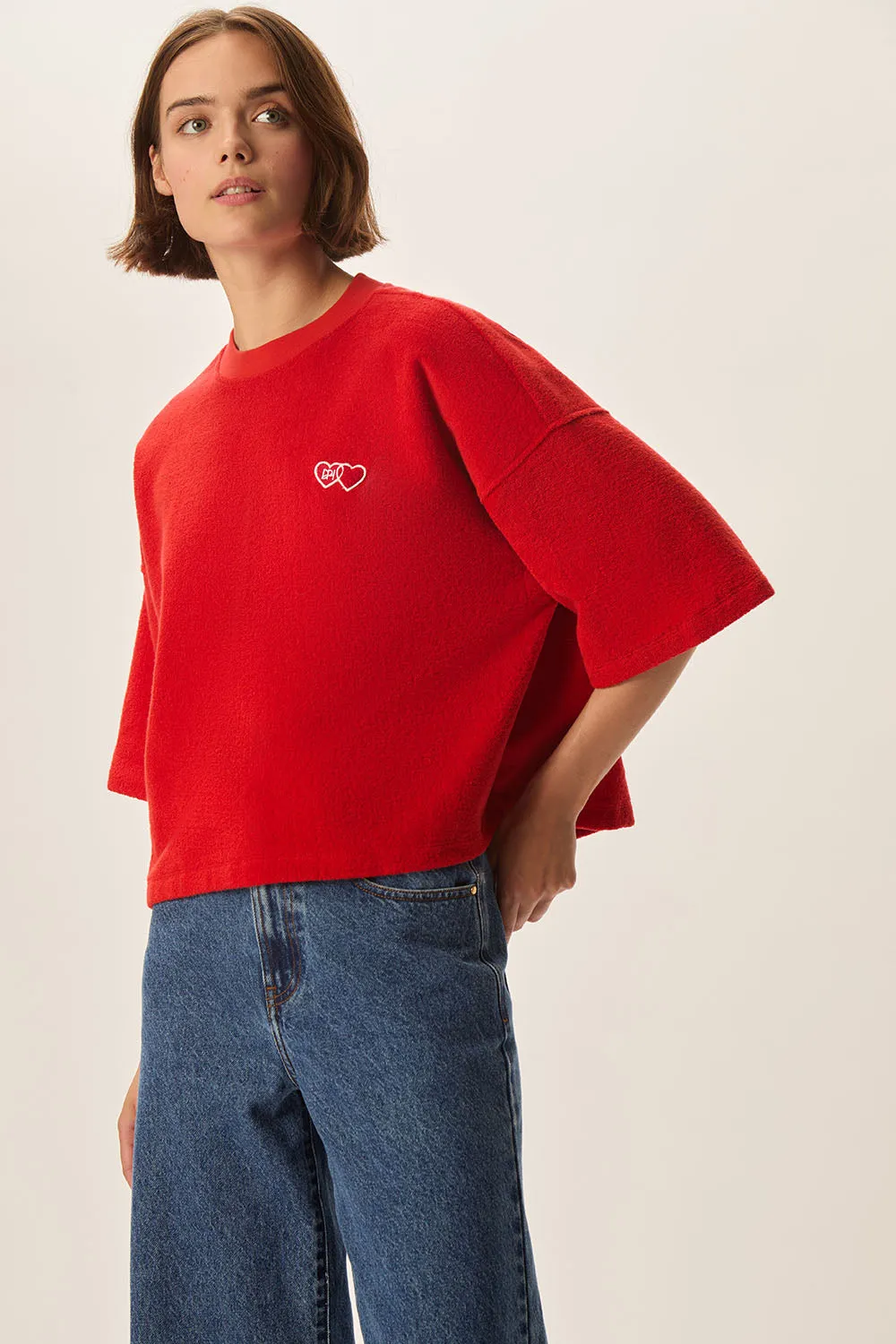 Tee-shirt Gaby Rouge sold by Des Petits Hauts