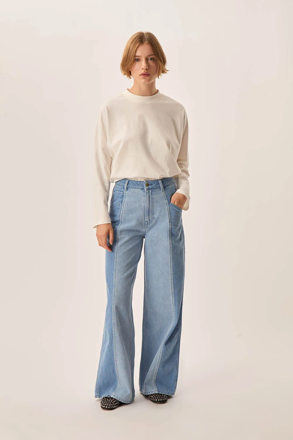 Tee-shirt Jenna Ecru sold by Des Petits Hauts product image thumbnail 3