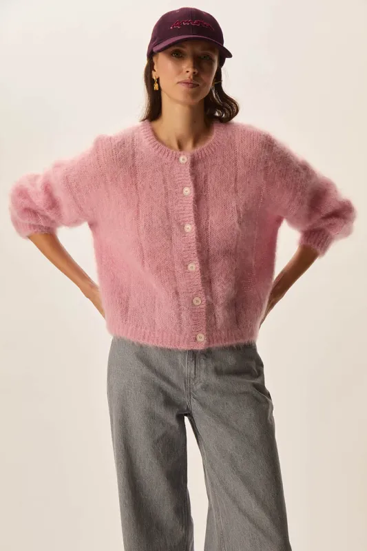 Gilet Chouette Pommette sold by Des Petits Hauts