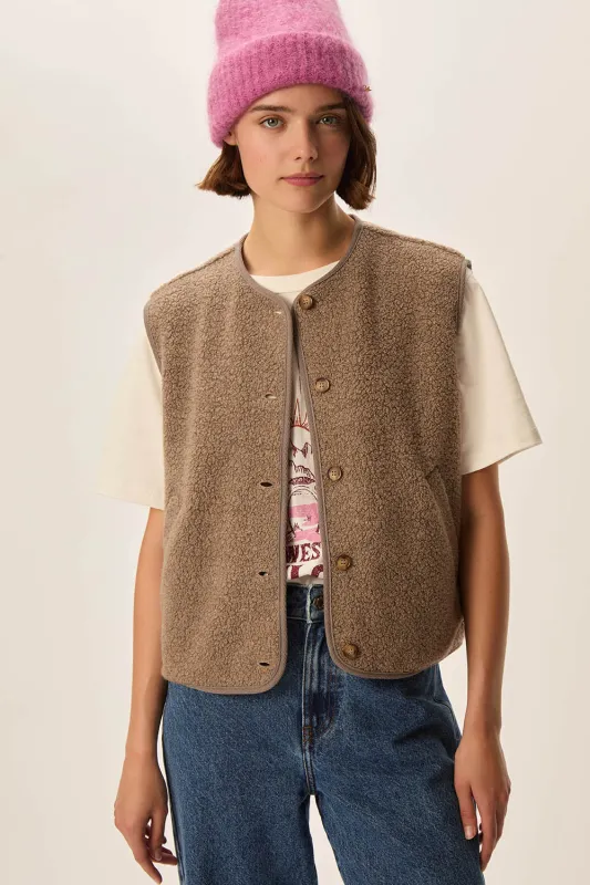 Veste maille Zlata Loup sold by Des Petits Hauts