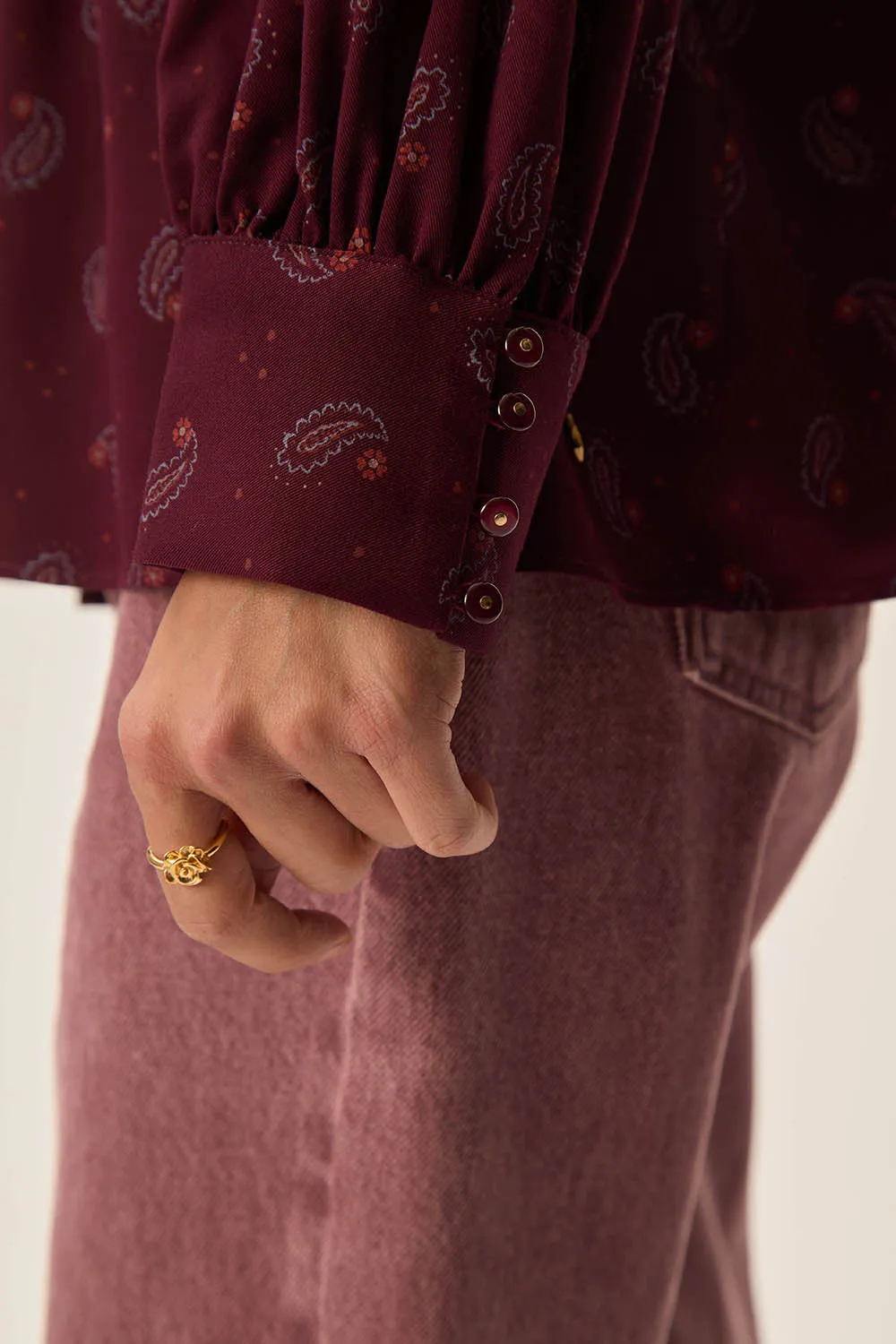 Blouse Elya Paisley sold by Des Petits Hauts product image thumbnail 5