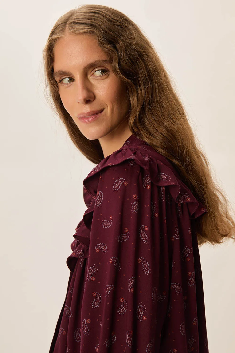 Blouse Elya Paisley sold by Des Petits Hauts product image thumbnail 4