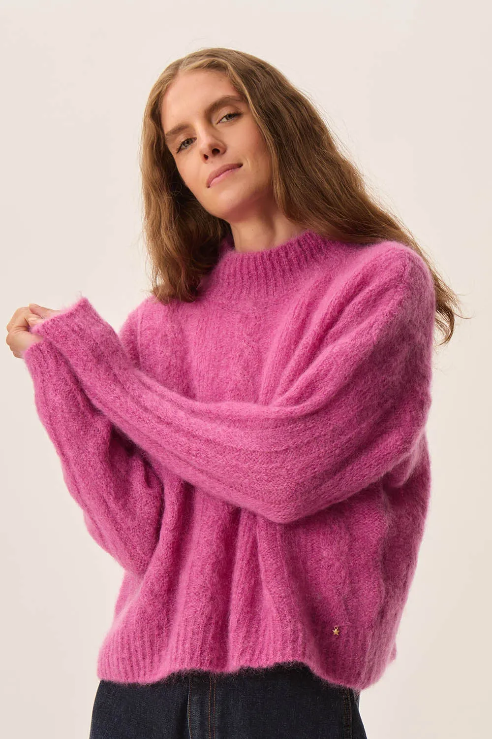 Pull Alonzo Framboise sold by Des Petits Hauts product image thumbnail 3