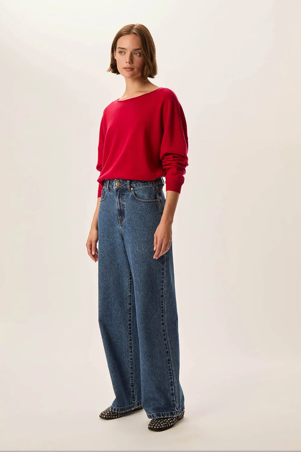 Jean Louela Middle Blue sold by Des Petits Hauts