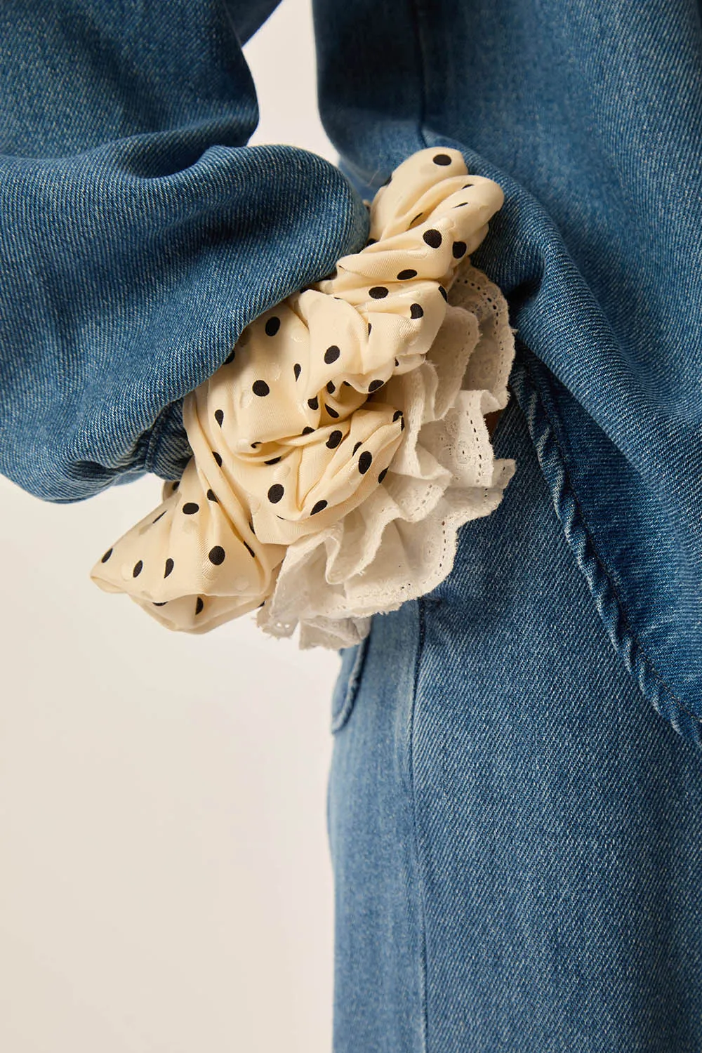 Chouchou Wioletta Pois Jacquard sold by Des Petits Hauts product image thumbnail 2