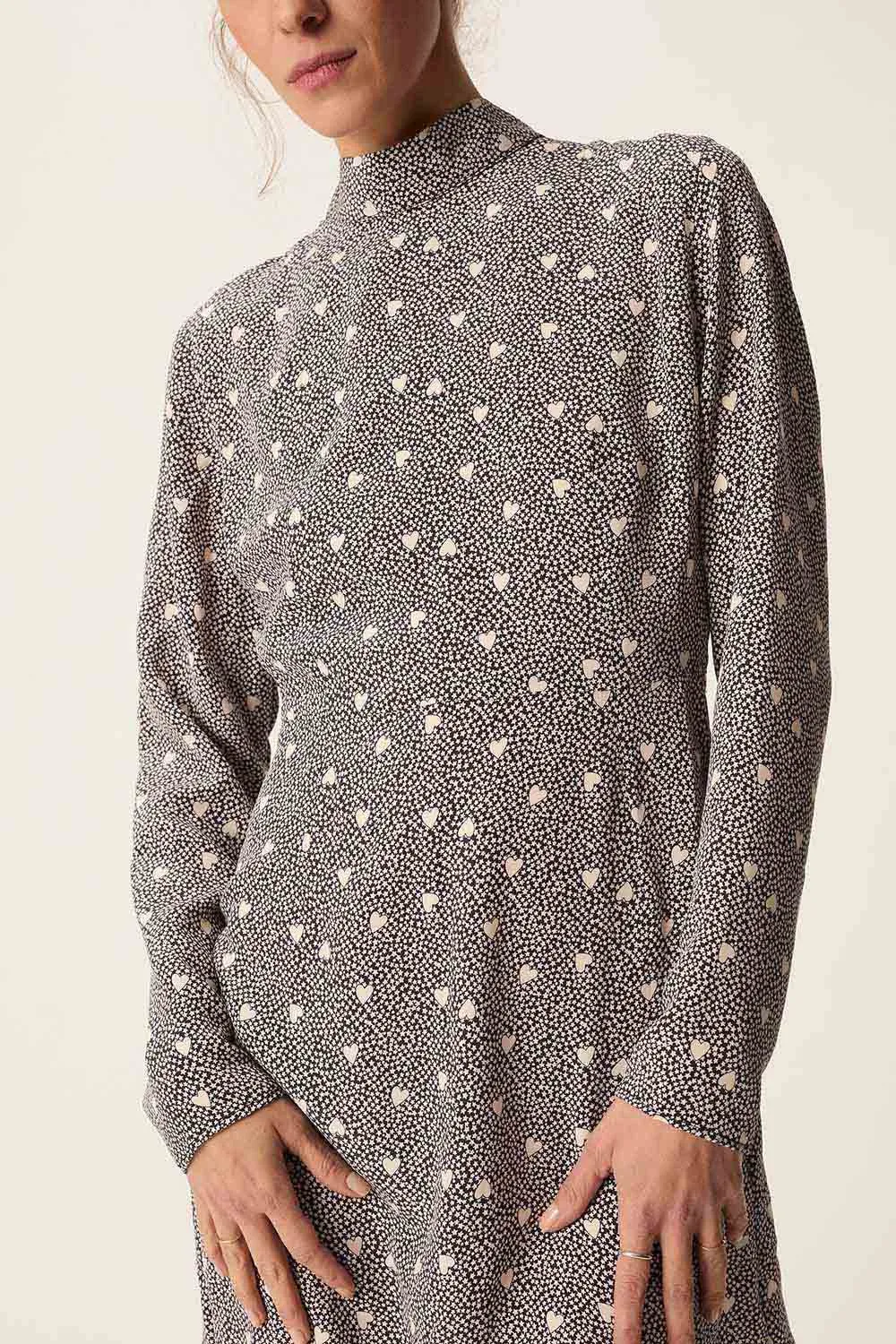 Robe Satynette Coeur sold by Des Petits Hauts product image thumbnail 2