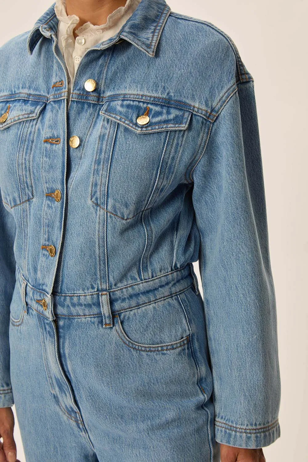 Combi pantalon Lia Bleach sold by Des Petits Hauts product image thumbnail 5