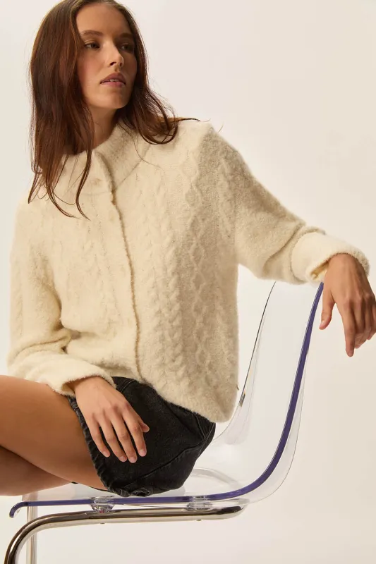 Gilet Croquito Creme sold by Des Petits Hauts