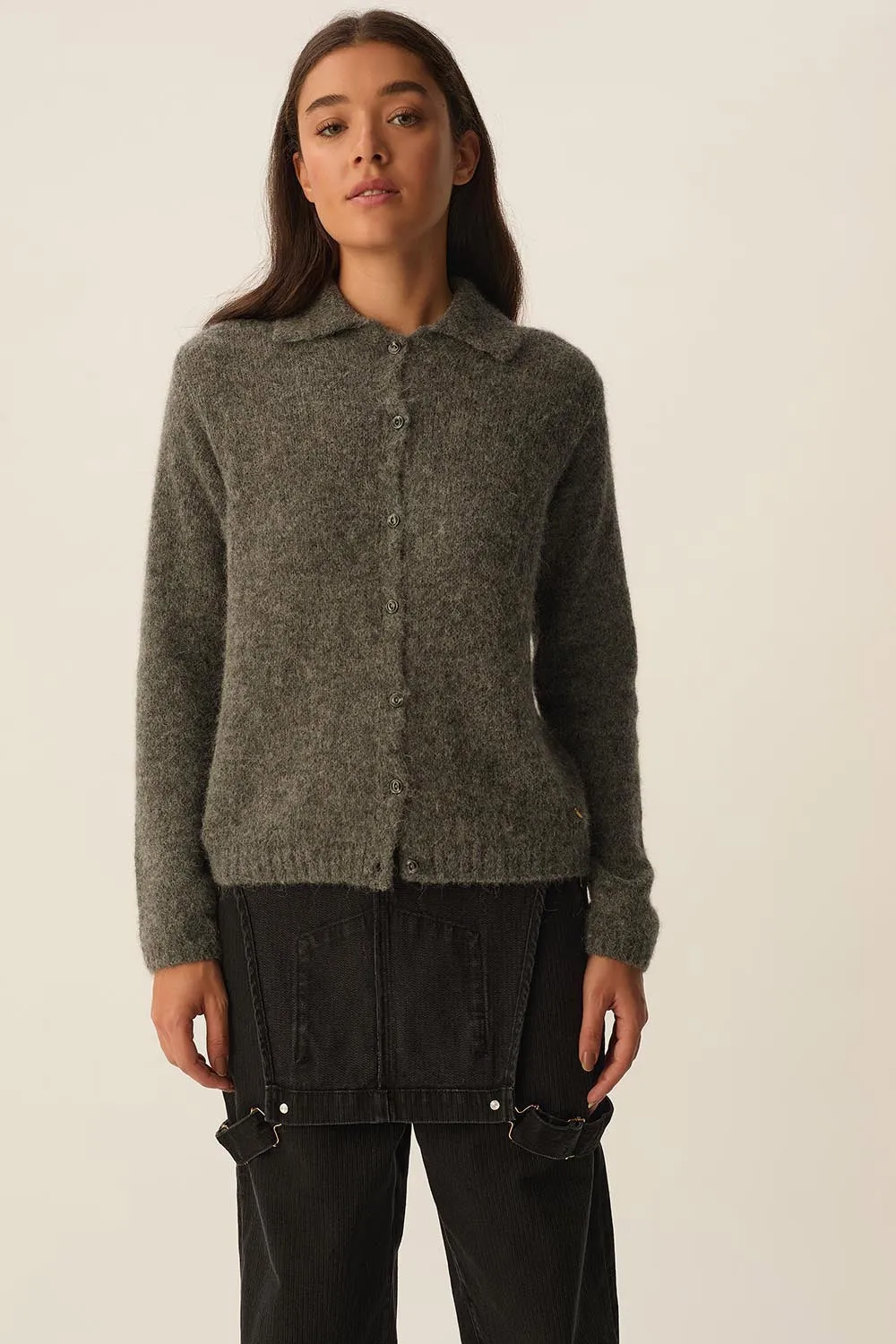 Gilet Anouka Anthracite sold by Des Petits Hauts