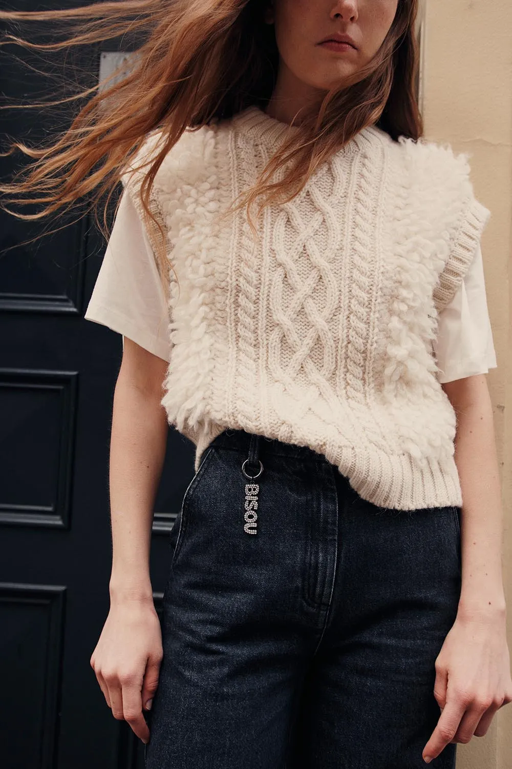 Pull Boby Creme sold by Des Petits Hauts