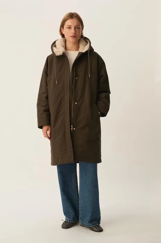 Manteau Ynes Pickle sold by Des Petits Hauts