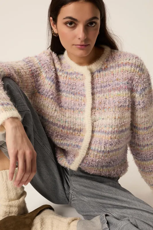 Gilet Appy Multico Poudre sold by Des Petits Hauts