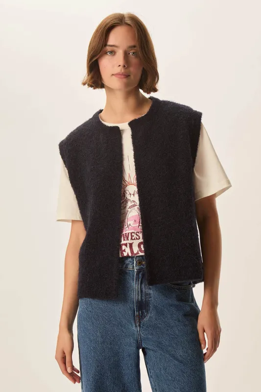 Gilet Achille Marine sold by Des Petits Hauts