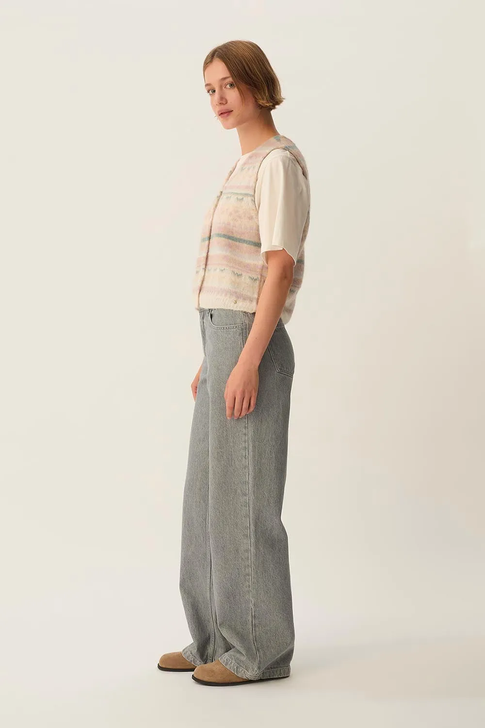 Gilet Auguste Fairisle sold by Des Petits Hauts product image thumbnail 5