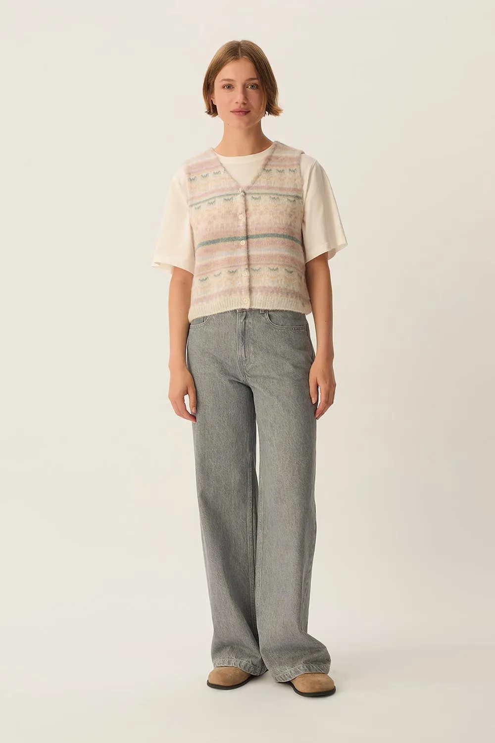 Gilet Auguste Fairisle sold by Des Petits Hauts product image thumbnail 4